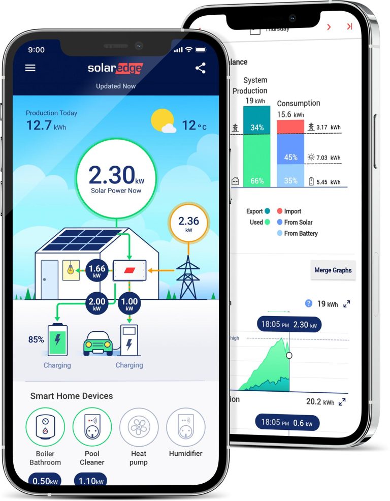 mySolarEdge in mobile phone 3